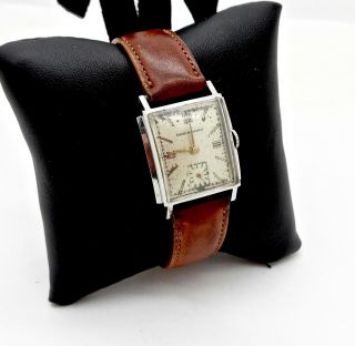 Mens Vintage Girard Perregaux Stainless Steel 17j Wristwatch,  Runs