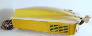 Vintage Hoover Vacuum Cleaner Portable Canister Yellow Model 2011 W Bags Tools 4
