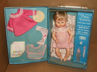 9 " Vintage Teenie Weenie Tiny Tears Doll W/ Box &