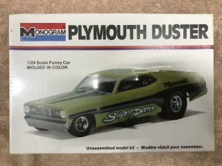 Vintage Monogram Plymouth Duster Duster ©1977 1/24 Scale Model Kit