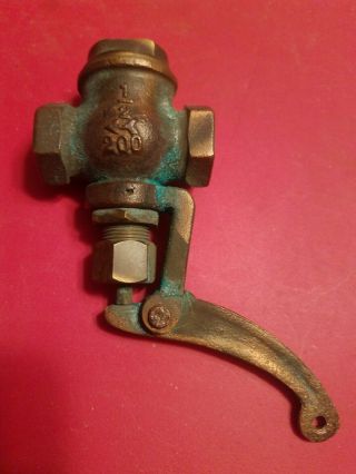 1/2 " Whistle Valve 25wt United Brass Steam Oil Water Vintage