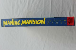 Maniac Mansion Apple II Lucasfilm Vintage Computer Game Rare Lust Big Box 3