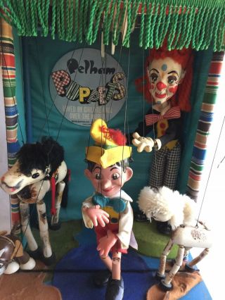 Vintage Pelham Puppet - Marionette Electric Moving Store Display
