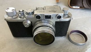 Vintage Leica DRP Ernst Leitz Wetzlar No.  540014 Camera And Case 5