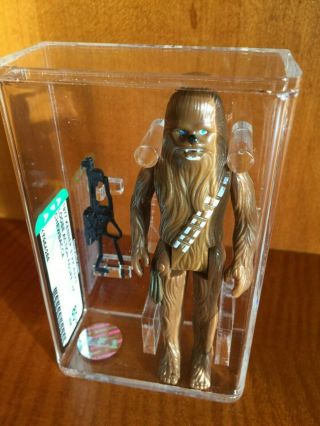 Vintage Star Wars.  Afa 80,  First 12 Chewbacca.  Paint & Displays Great