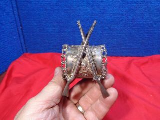 Antique Figural Napkin Ring Holder 8