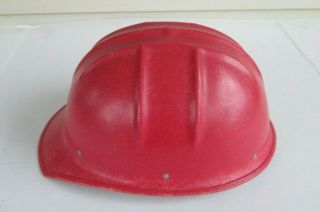 Vintage Jackson SC - 1 Red Hard Hat Fiberglass w/ Head Liner 2