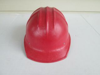 Vintage Jackson SC - 1 Red Hard Hat Fiberglass w/ Head Liner 3