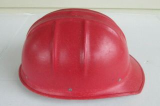 Vintage Jackson SC - 1 Red Hard Hat Fiberglass w/ Head Liner 4