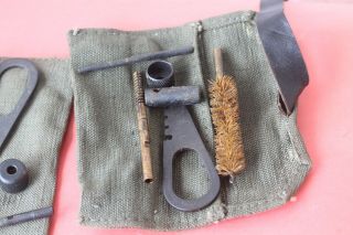 Wwii Russian Mosin Nagant Rifle Cleaning Kit - Cleaning Tools W/h Poush