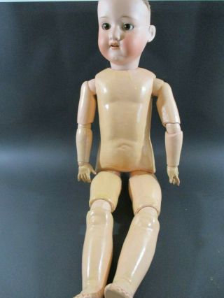 Antique Bisque Head Armand Marseille Doll Germany 390 A.  9 M.  24 " Composition Body