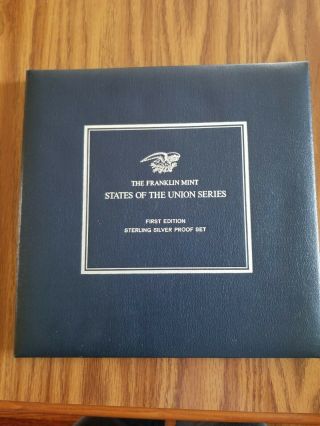 Vintage 1969 1st Edition Sterling Silver States Of The Union Series Proof Set