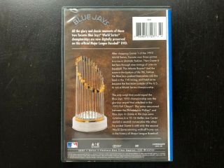 Toronto Blue Jays Vintage World Series Films DVD 2007 OOP MLB Baseball 4