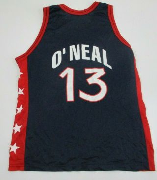 Vntg 90s USA Basketball Jersey NBA 48 champion Shaquille Oneal 13 olympics shaq 3