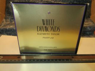 Vintage Elizabeth Taylor White Diamonds Parfum 30 ml 1 Oz Limited Edition Signed 2