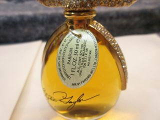 Vintage Elizabeth Taylor White Diamonds Parfum 30 ml 1 Oz Limited Edition Signed 8