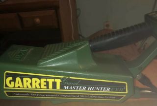 GARRETT GRAND MASTER HUNTER CX II Crossfire DEEP SEEKER METAL DETECTOR Vintage 6