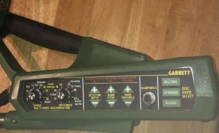 GARRETT GRAND MASTER HUNTER CX II Crossfire DEEP SEEKER METAL DETECTOR Vintage 7