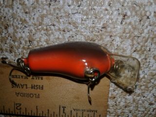 Vintage Bagley Lure - all Brass - Rare Color - HONEY B - Collectible 3