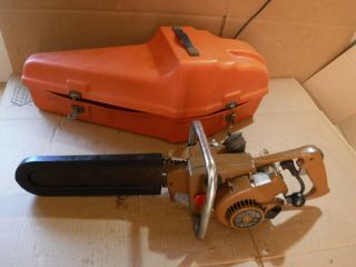Vintage/antique O & R Engines Chainsaw With Bar Chain Saw