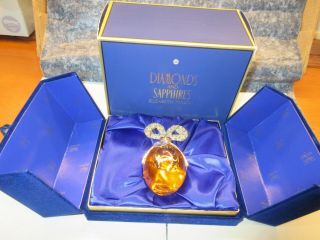 Vintage Elizabeth Taylor Diamonds And Sapphires Parfum 30ml 1oz Limited Edition