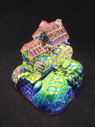 Rare Iris Arc Limited Edition 49/350 Colored Crystaled Water Mill 42 - 92102