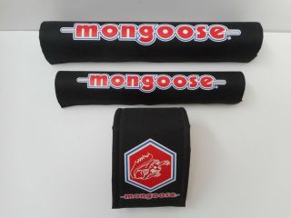 Mongoose Bmx Pad Set Repop Old School Bmx Vintage Mongoose Californian Bmx Pads