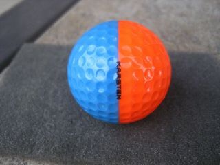 Ping Eye 1 Medium Blue - Orange Golf Ball W/black Text,  Rare