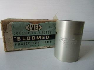 Vintage Kershaw Gaumont Kalee Bloomed Projection Lens 3 Inch 76 Mm F 2 Boxed