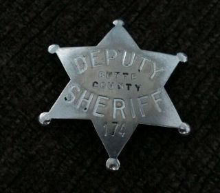 Vintage Butte County California Badge - Hallmarked Patrick & Co. 2