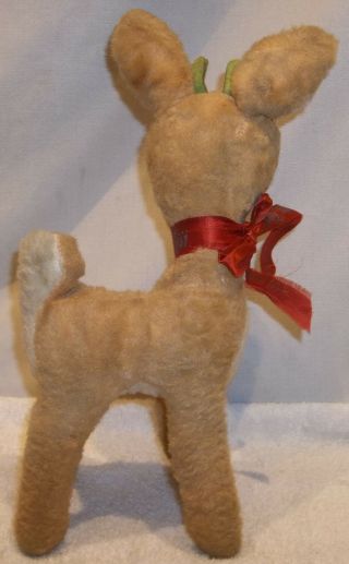 VINTAGE Rudolph the Red Nosed Reindeer Gund Swedlin Stuffed Animal 1949 8