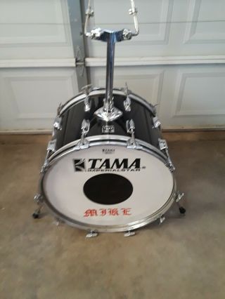 Vintage Tama Imperialstar 22 " Bass Drum Japan Rerings