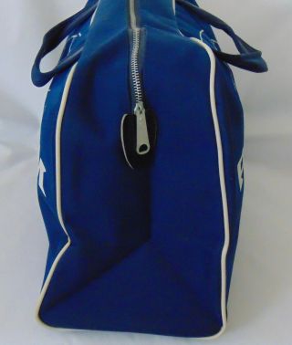 Vintage Pan Am Carryon Bag Medium Size Natco Products Blue 5