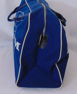 Vintage Pan Am Carryon Bag Medium Size Natco Products Blue 6