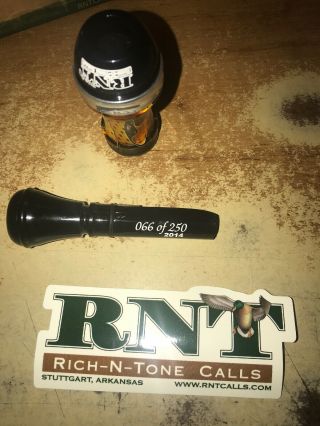 Vintage 2014 RNT Citrine Mesh Limited Edition Daisy Slayer Duck Call 4