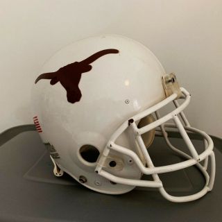 Vintage " Texas Longhorns " Full Size College Football Game Issued Helmet 7