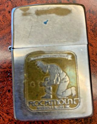 Vintage Zippo Lighter \ 39 Years Old.  Rockmount Welders Advertising