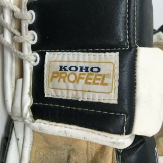 Koho 750 Pro Vintage Hockey Gloves 70 ' s 80 ' s Leather 16 