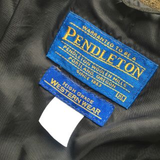 Vintage Pendleton Western Wear Southwest Wool Blanket Bomber Jacket - Size Large 4