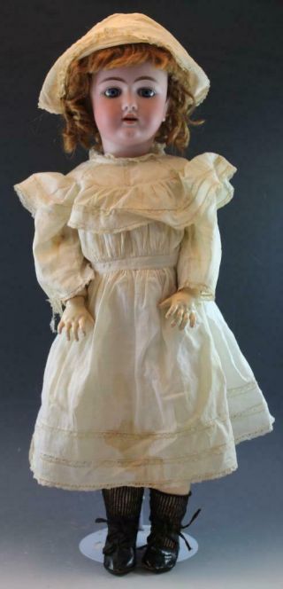 Large Heinrich Handwerck German Bisque Porcelain Doll 23 