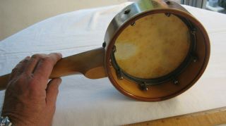 Vintage Washburn No.  1031 Banjo Ukulele Banjolele w/ Soft Case 4
