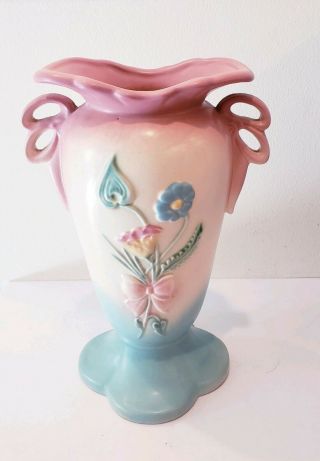 Vintage Hull Art Pottery U.  S.  A.  Wildflower Vase 11 "