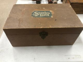 Vintage Stanley No.  45 " Forty - Five " Plane W/23 Cutters,  Metal Box & Instructions