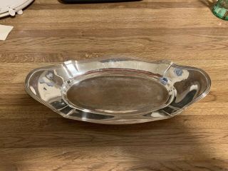 Gorham Sterling Silver Oval Bowl Dish Tray 12x6 208.  5 Grams