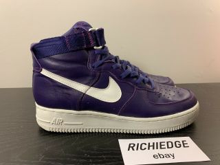 Ds Nike Air Force 1 Hi Purple White 1992 Rare Size 11 100 Authentic