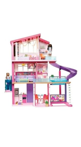 Mattel Barbie Dream House 360 Degree Play 3 Levels Nib