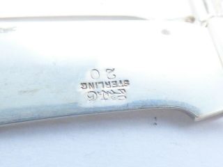 3 Gorham Figural Master Butter Knife Sterling Silver 1870 119.  9 grams 6