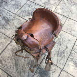 Vintage Horse Saddle for Child or Small Adult.  FIND.  SHAPE. 2