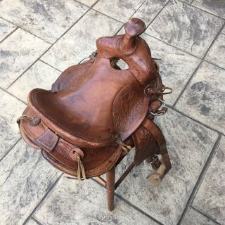 Vintage Horse Saddle for Child or Small Adult.  FIND.  SHAPE. 4