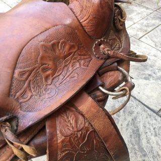 Vintage Horse Saddle for Child or Small Adult.  FIND.  SHAPE. 6